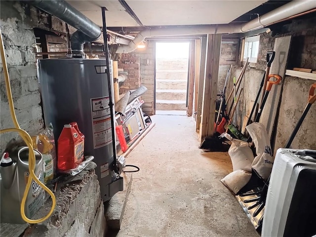 268 Nelson Ave, Staten Island, NY 10308 - basement with gas water heater and plenty of natural light
