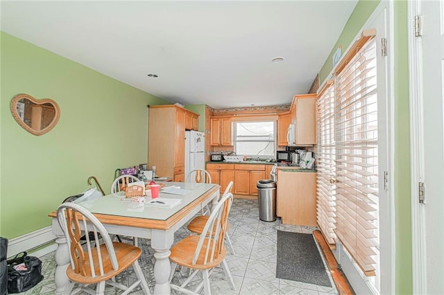 2286 Brigham St Unit 1E, Brooklyn, NY 11229 - dining area with light floors