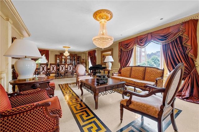 8524 Ridge Blvd, Brooklyn, NY 11209 - living room featuring ornamental molding