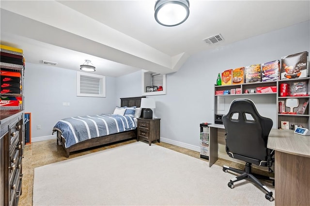 8524 Ridge Blvd, Brooklyn, NY 11209 - carpeted bedroom featuring an office area and baseboards