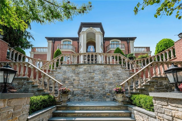 8524 Ridge Blvd, Brooklyn, NY 11209 - view of front of house featuring stairs and brick siding
