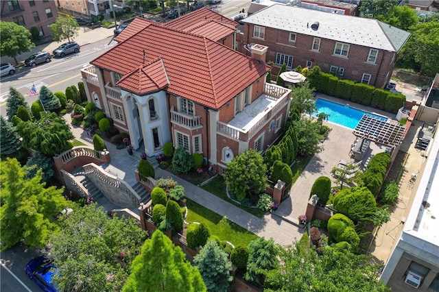 8524 Ridge Blvd, Brooklyn, NY 11209 - bird's eye view of a pool area