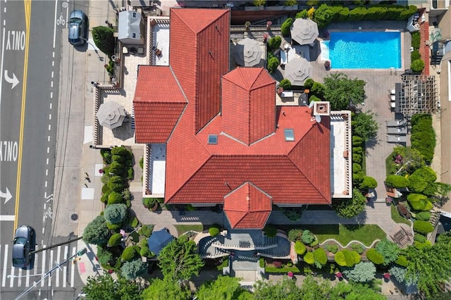 8524 Ridge Blvd, Brooklyn, NY 11209 - drone / aerial view of a pool area