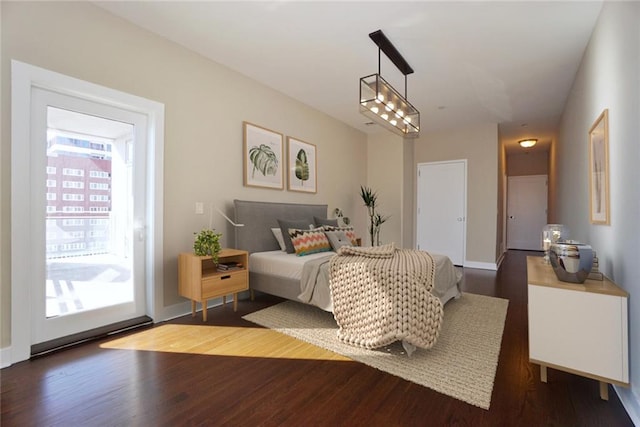 90 Bay Street Lndg Unit 4B, Staten Island, NY 10301 - bedroom with wood finished floors and access to outside