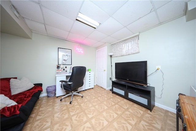 394 Stobe Ave, Staten Island, NY 10306 - office space featuring a drop ceiling and light floors