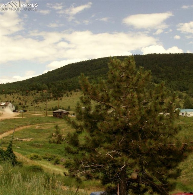 view of property view of mountains