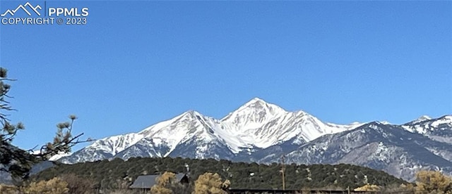 view of mountain feature