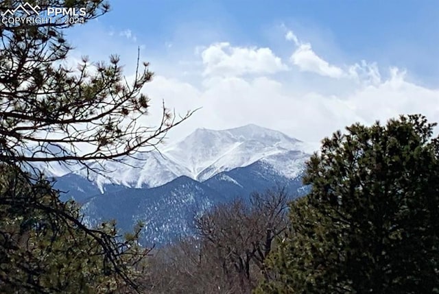 view of mountain feature