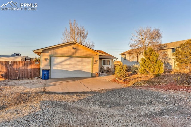 view of ranch-style house