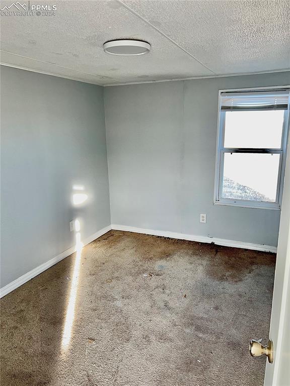 9785 N Calhan Hwy, Calhan, CO 80808 - spare room with a textured ceiling and baseboards