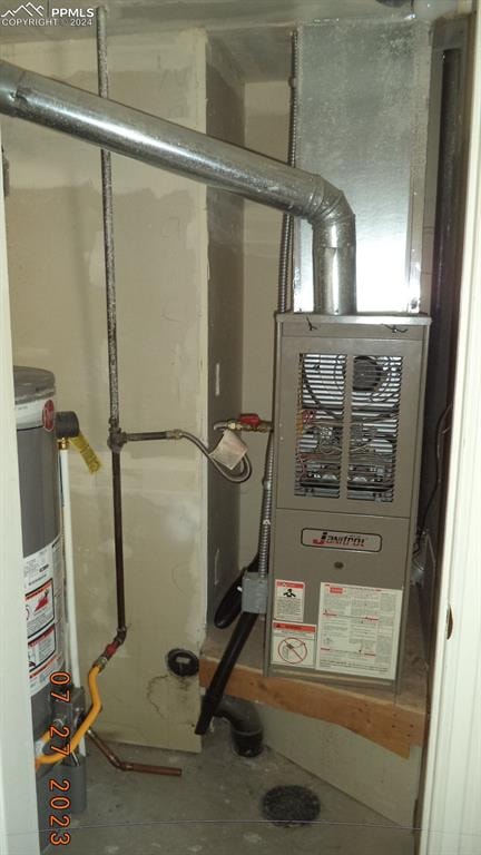 utilities with gas water heater