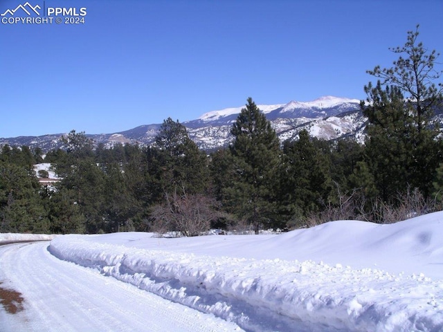 view of mountain view