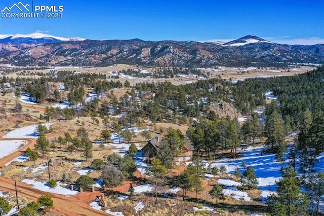 view of property view of mountains