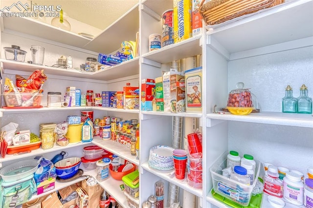 view of pantry