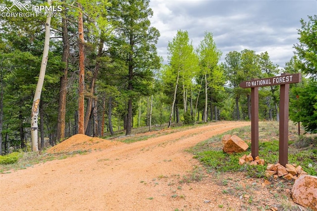 view of road