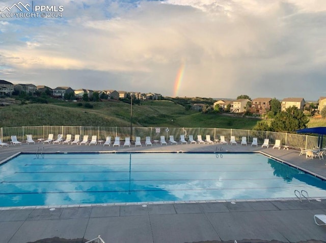 view of pool