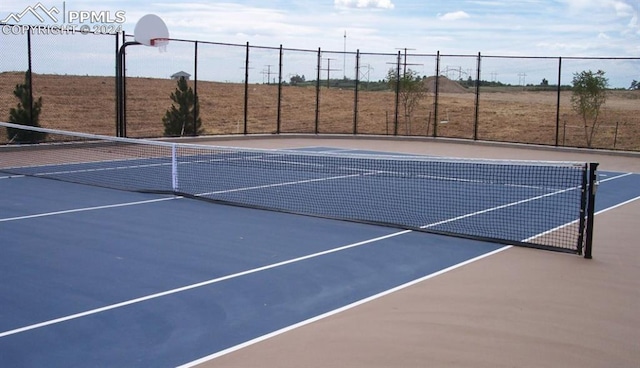 view of sport court