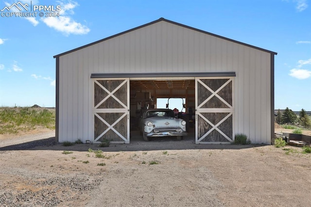 view of outbuilding