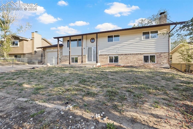 view of raised ranch