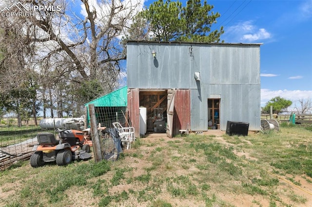 view of outbuilding