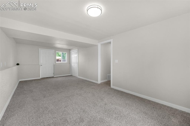 empty room with carpet