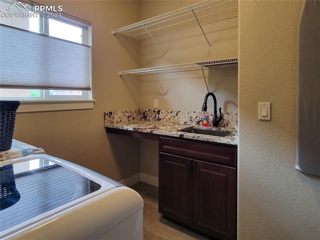 laundry area featuring sink