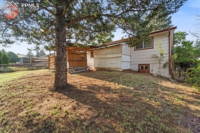 view of rear view of house