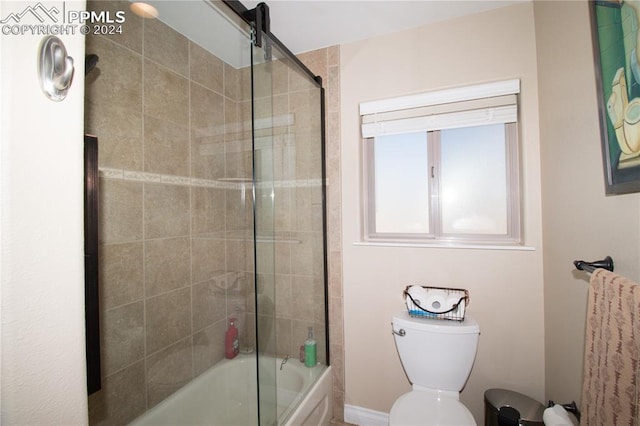 1933 Top Notch Trl, Penrose, CO 81240 - full bath featuring toilet and enclosed tub / shower combo