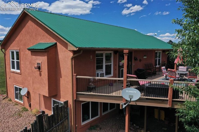 view of rear view of property