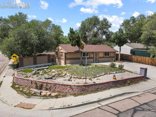 view of ranch-style home