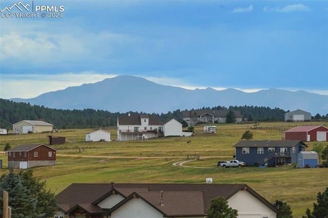 view of mountain feature