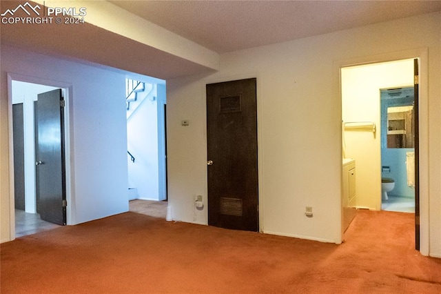 spare room with carpet