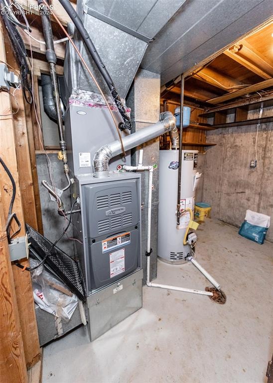 utilities featuring water heater