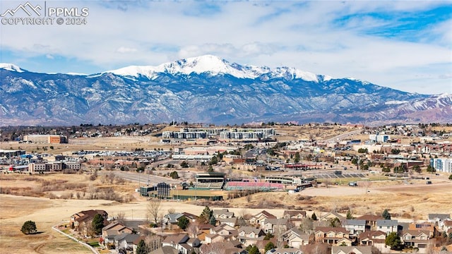 view of mountain feature