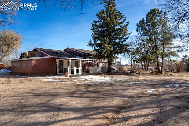 view of ranch-style house