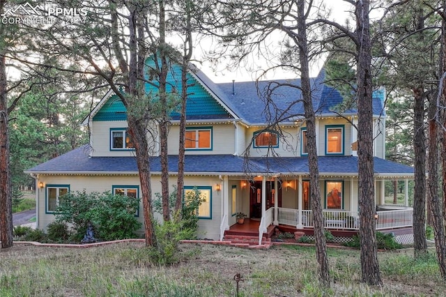 victorian house with a porch