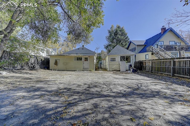 view of back of house