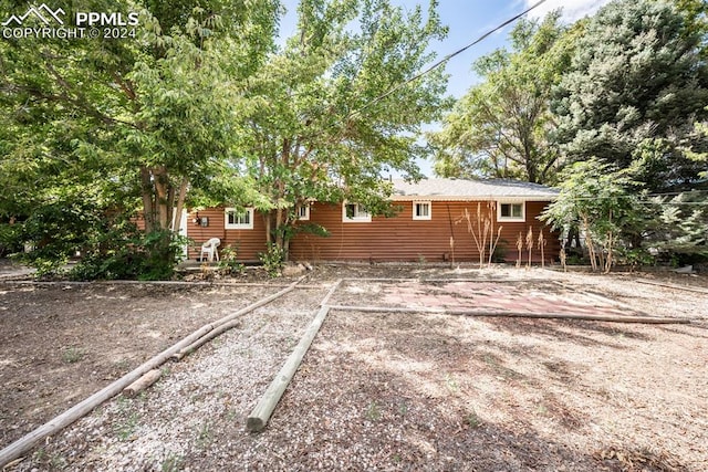 view of front of home