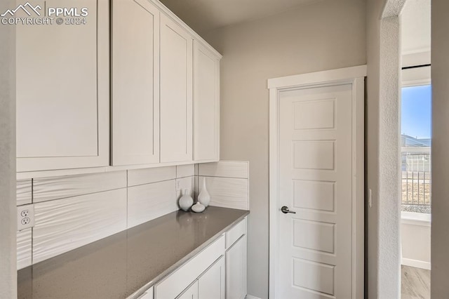 interior space featuring light hardwood / wood-style flooring