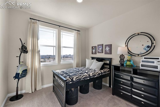 bedroom featuring carpet floors