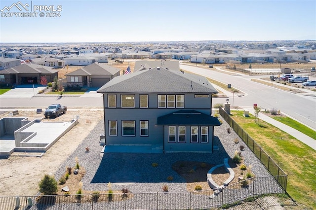 view of rear view of property