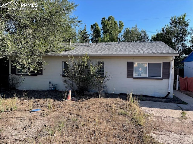 view of ranch-style house