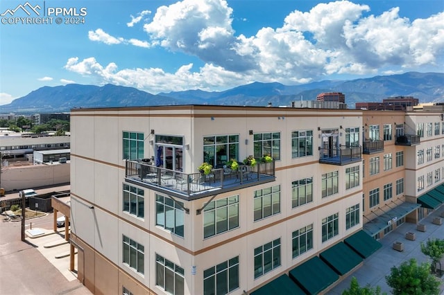 view of property with a mountain view