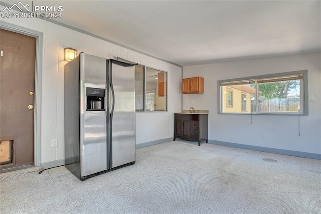 interior space featuring sink