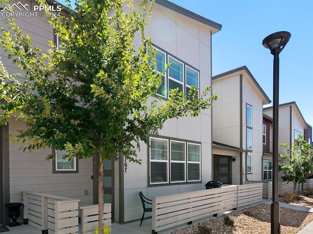 view of rear view of property