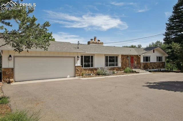 ranch-style house with a garage