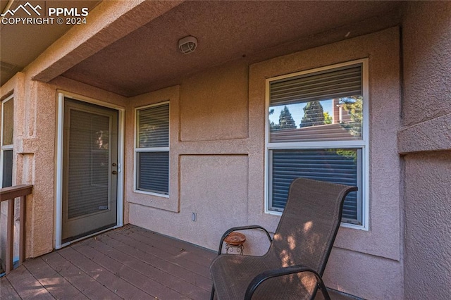 view of patio / terrace with a deck