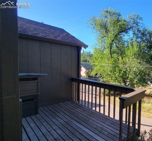 231 Plainview Pl, Manitou Springs, CO 80829 - view of wooden terrace