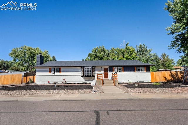 view of ranch-style home