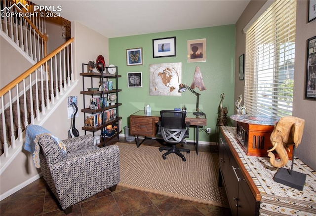 6777 Ironwood Tree Cir, Colorado Springs, CO 80927 - home office featuring baseboards